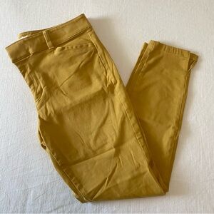 Loft Mustard / Gold Marisa Ankle Pant
